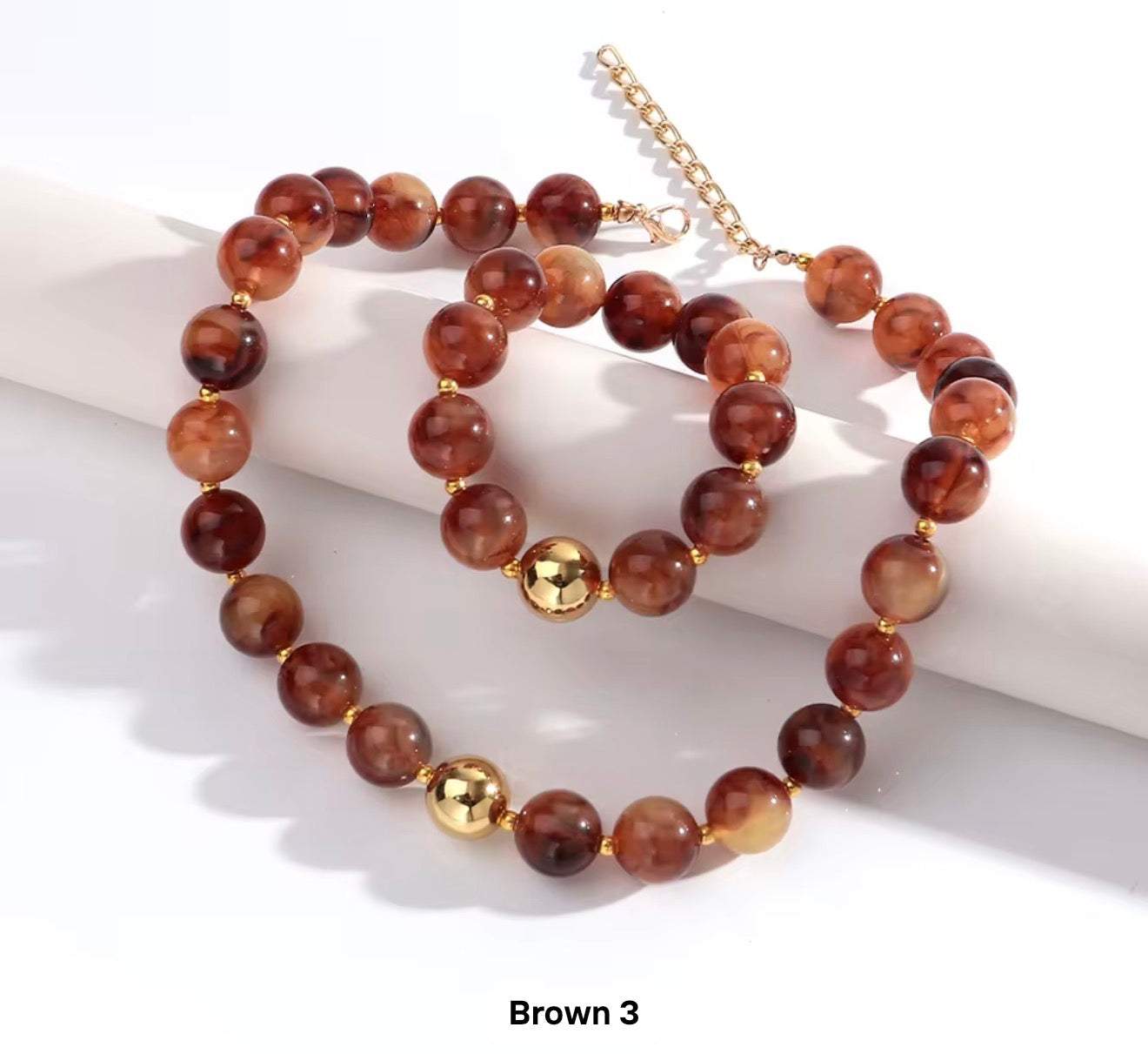 Fall Beaded Jewelry Set