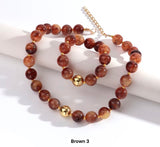 Fall Beaded Jewelry Set