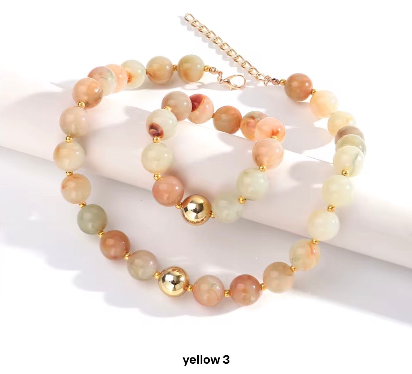 Fall Beaded Jewelry Set