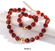 Fall Beaded Jewelry Set