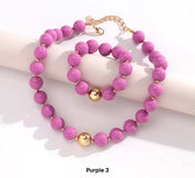 Fall Beaded Jewelry Set