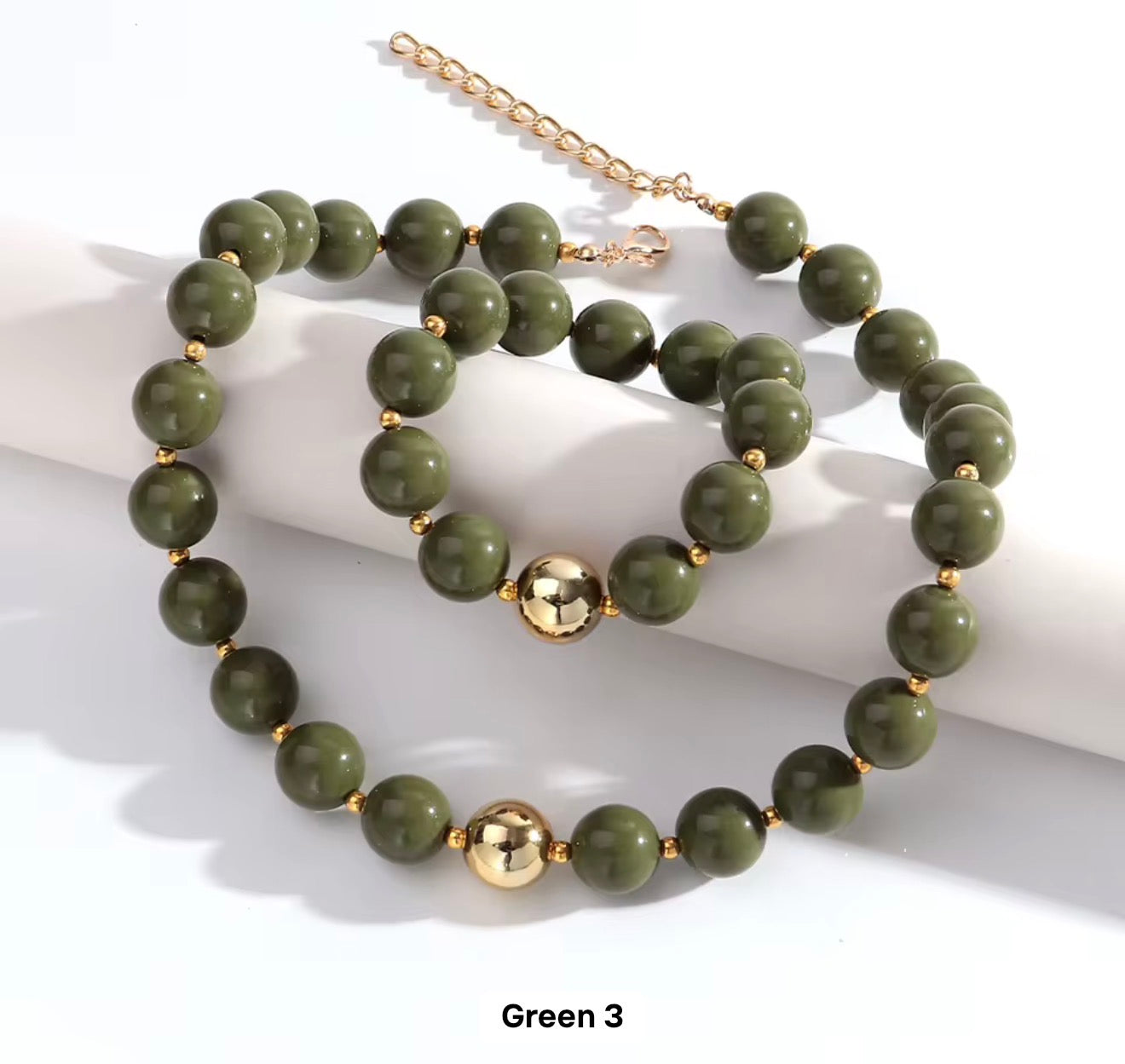 Fall Beaded Jewelry Set