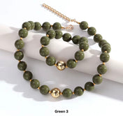 Fall Beaded Jewelry Set