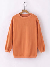Ribbed Oversized Sweatshirt *multiple colors*
