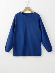 Ribbed Oversized Sweatshirt *multiple colors*