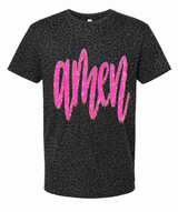 Black Leopard Amen Tee.