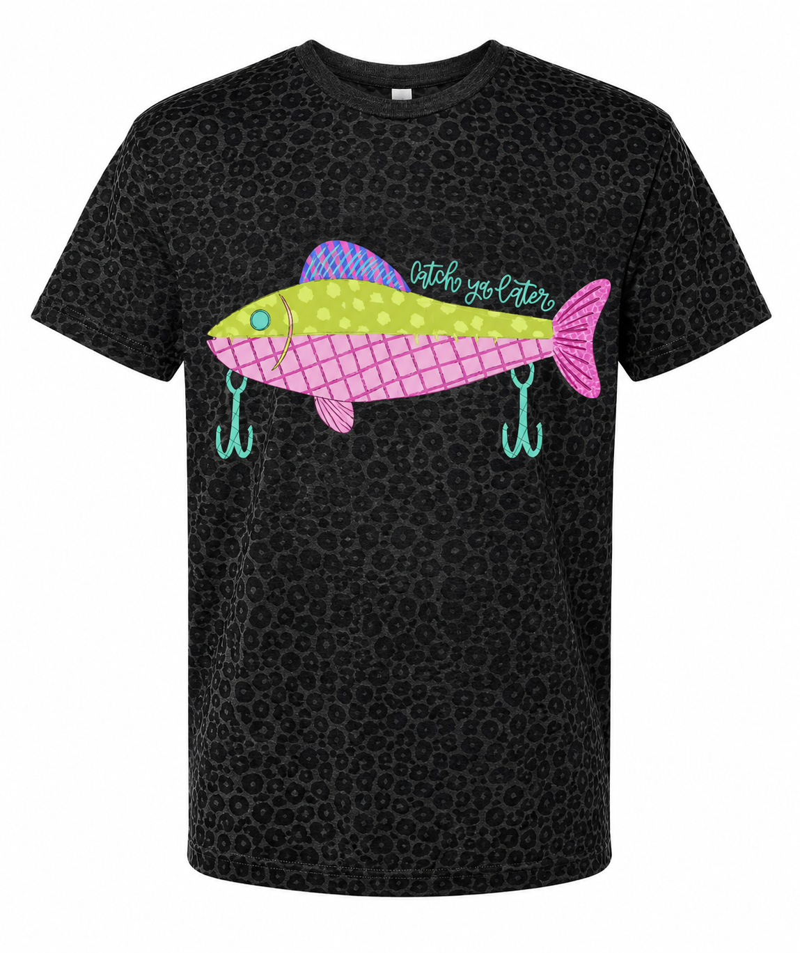 Black Leopard Catch Ya Later Tee.