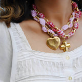 Pendant Scarf Necklace