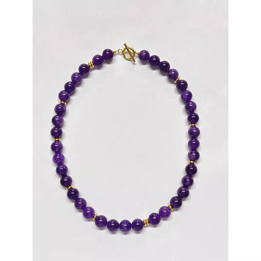 Clasp Natural Stone Necklace