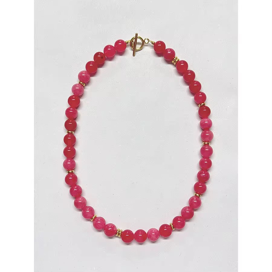 Clasp Natural Stone Necklace