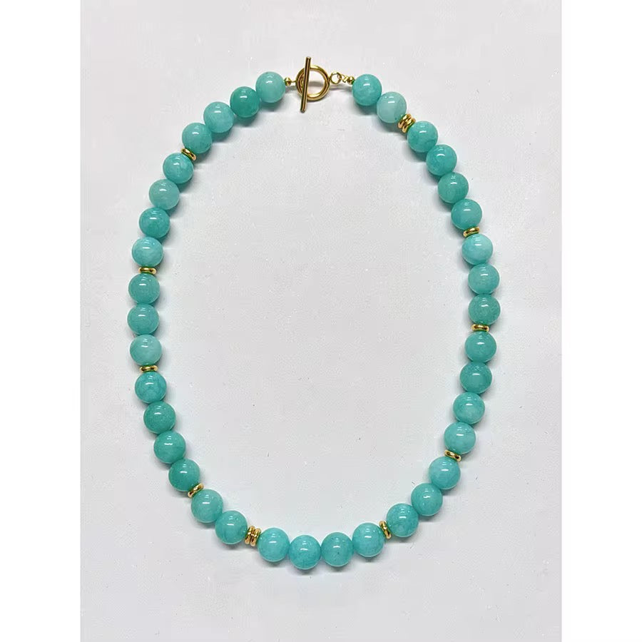 Clasp Natural Stone Necklace