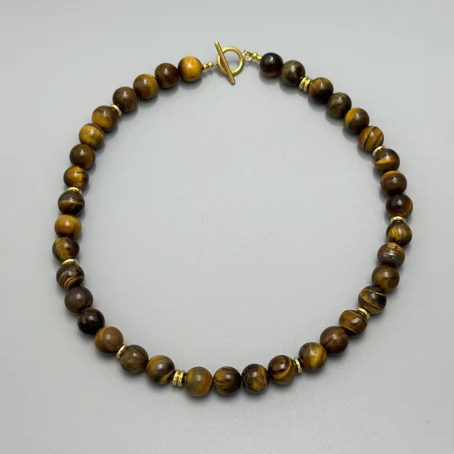 Clasp Natural Stone Necklace