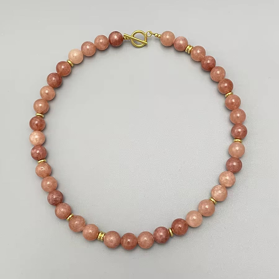 Clasp Natural Stone Necklace