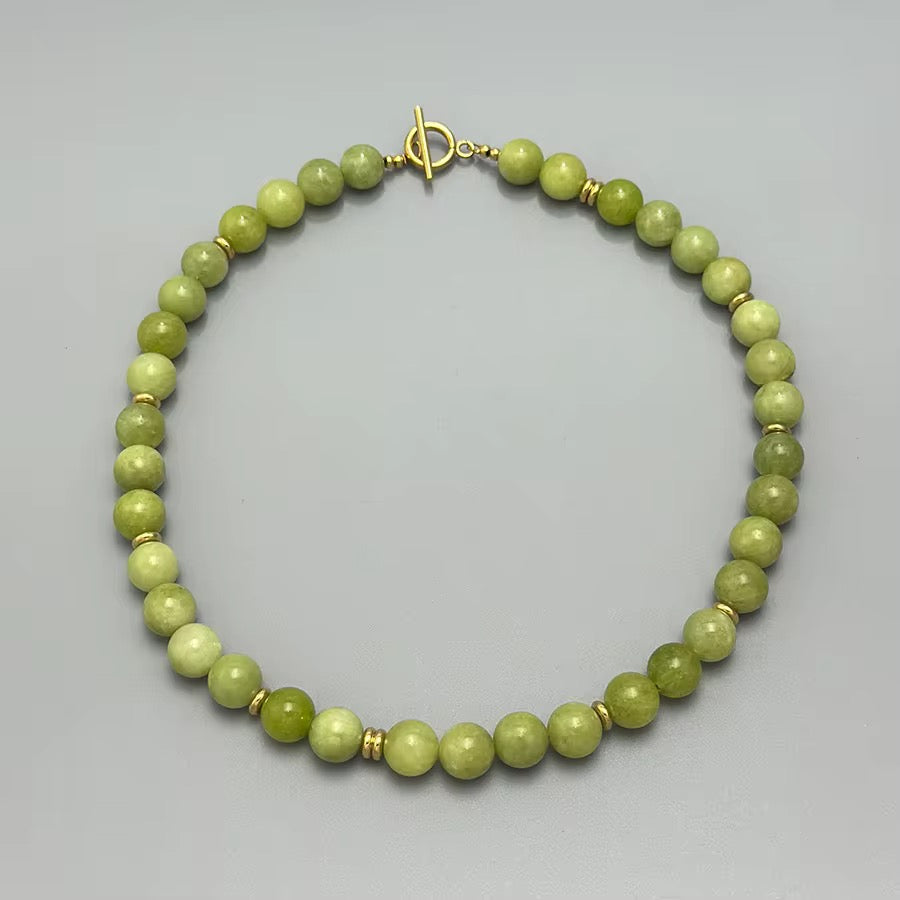 Clasp Natural Stone Necklace