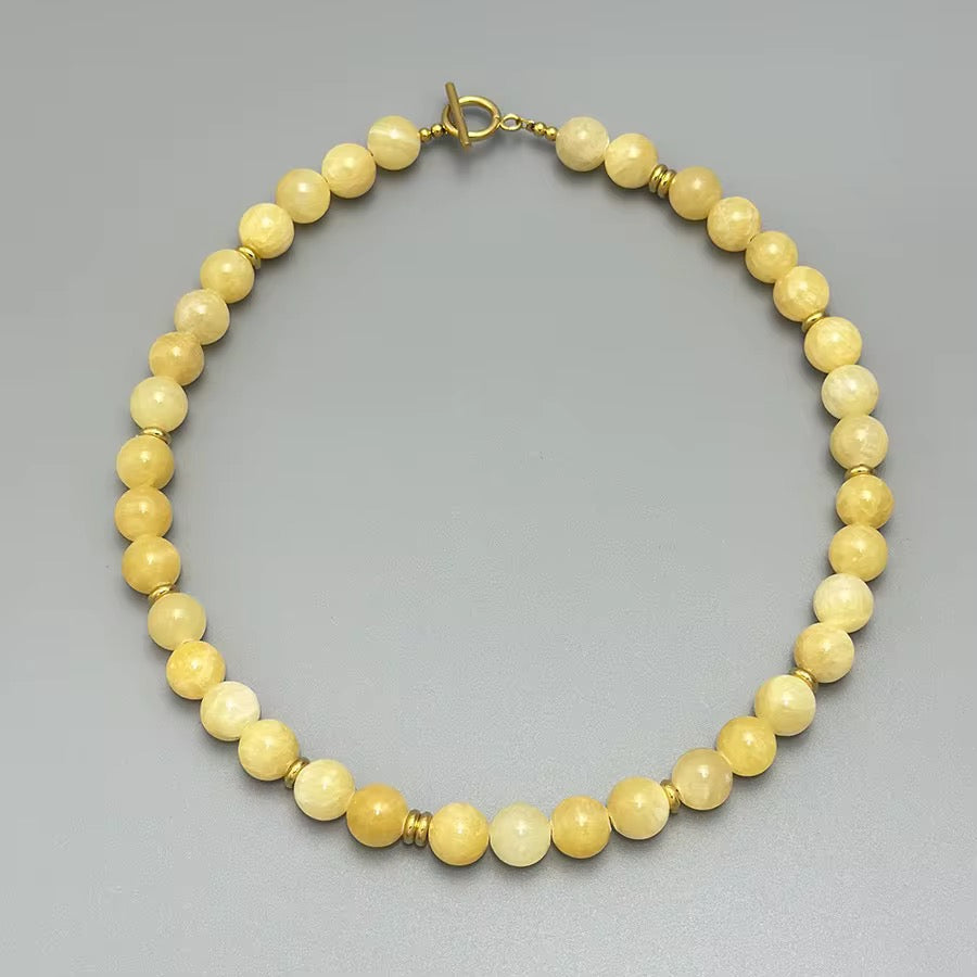 Clasp Natural Stone Necklace