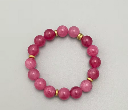 Clasp Natural Stone Bracelet