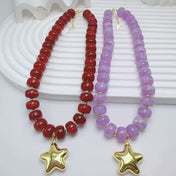Chunky Star Necklace New RTS