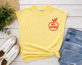 High Neck Loose Top Teacher Custom Tee.