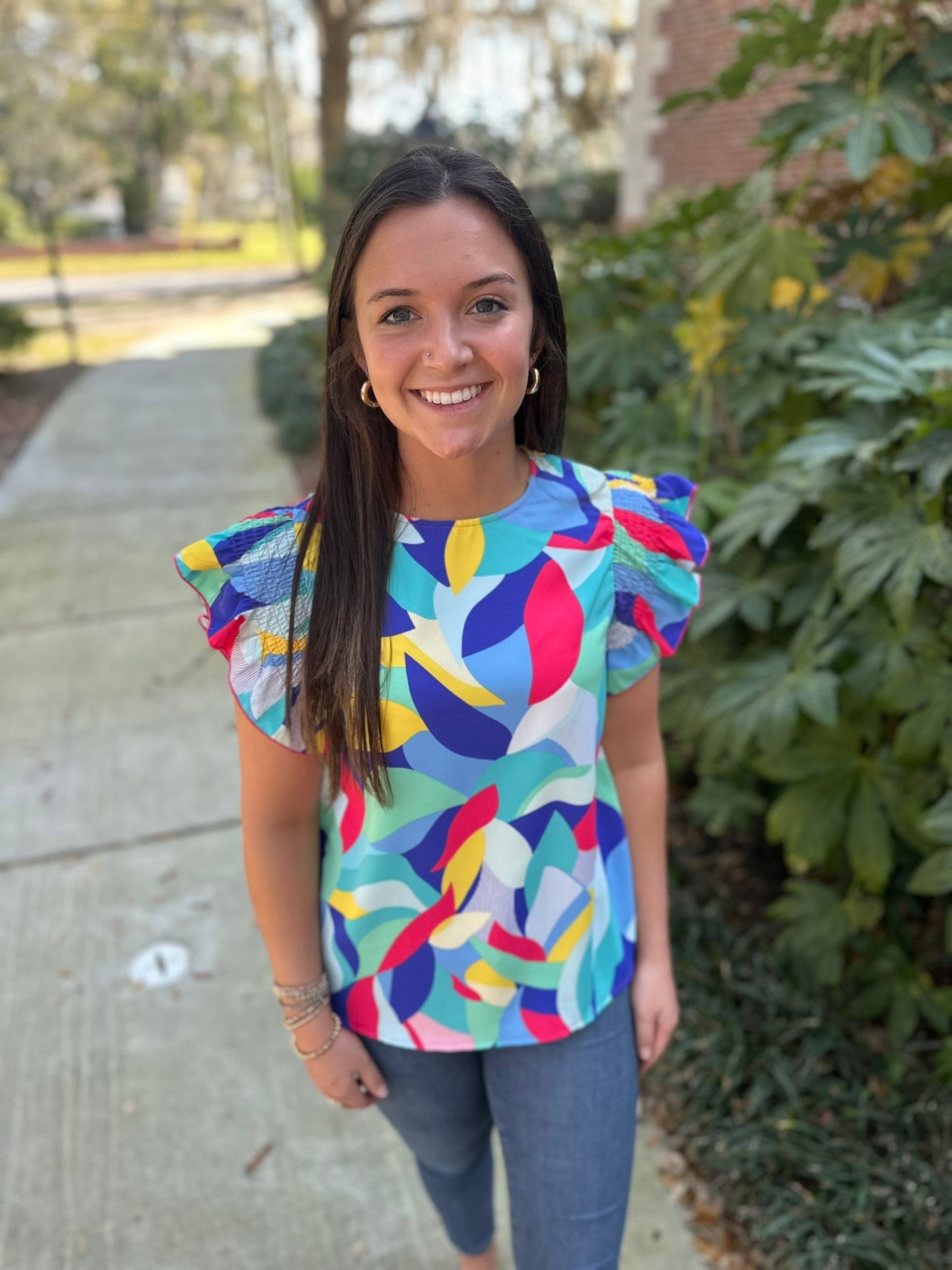 Multicolor Abstract Top RTS