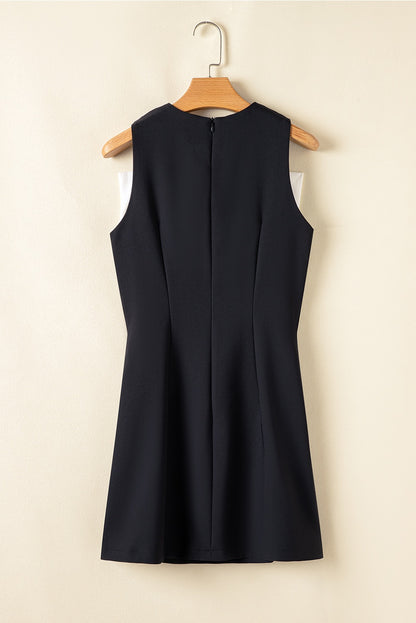 Bold Black Bow Dress RTS