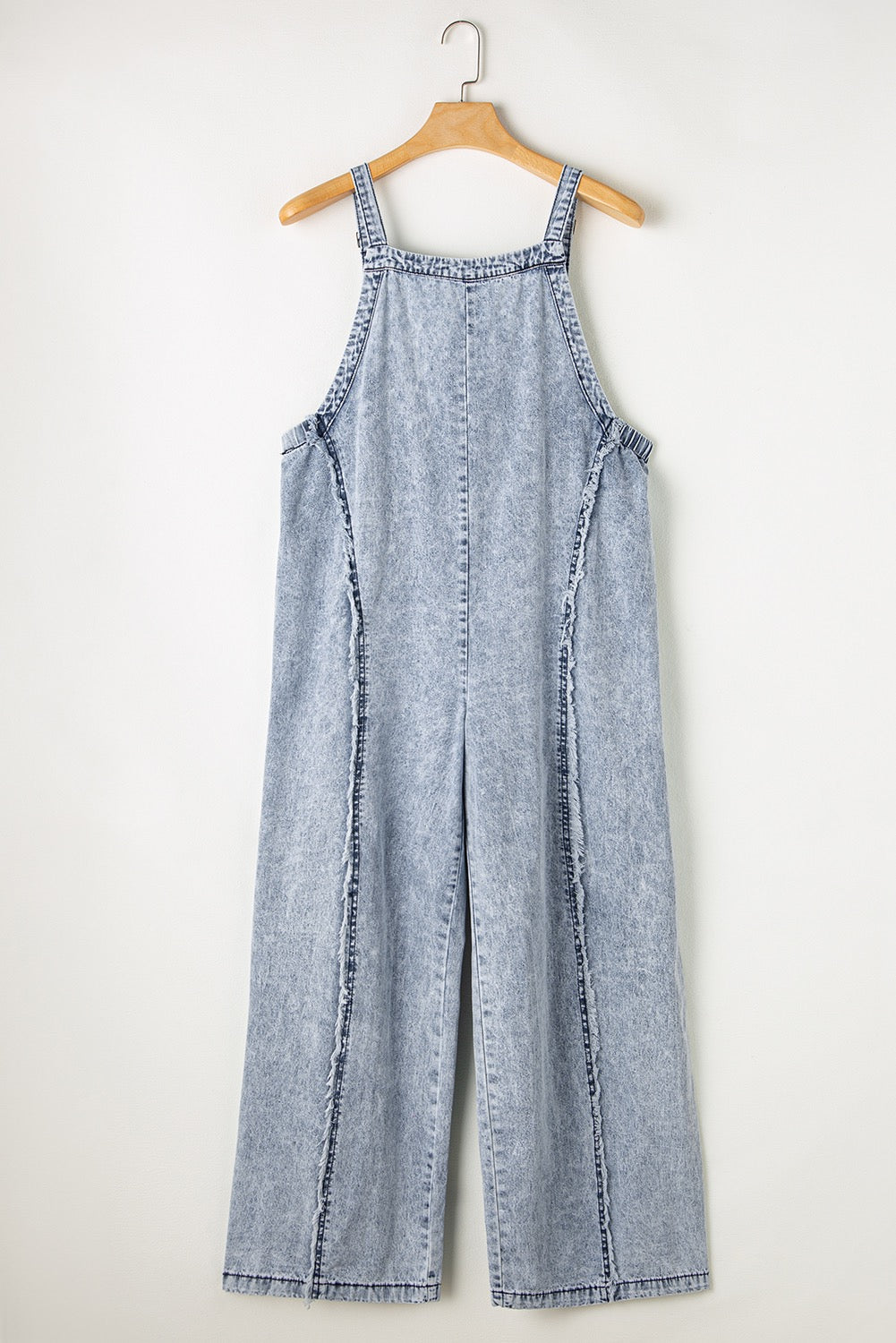 Denim Mineral Washed Overalls OOTD
