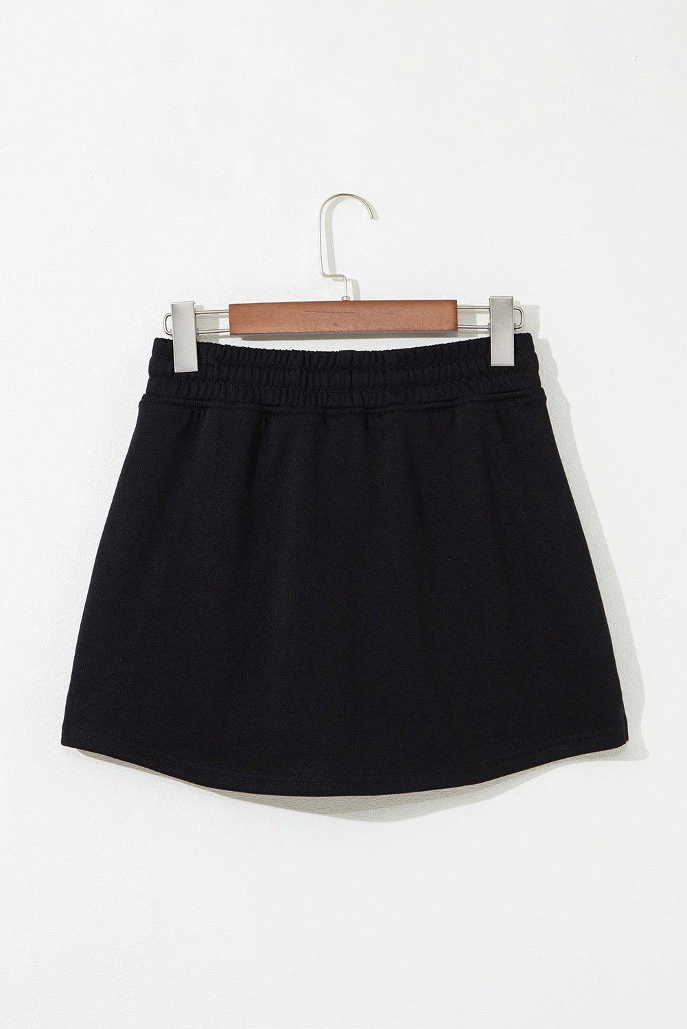 Black Casual Skort