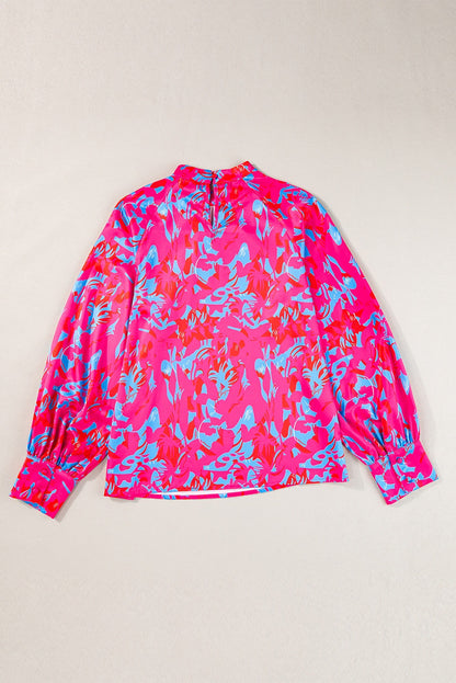 Pink Abstract Blouse RTS