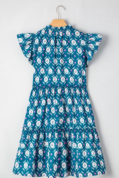 Retro Floral Dress RTS