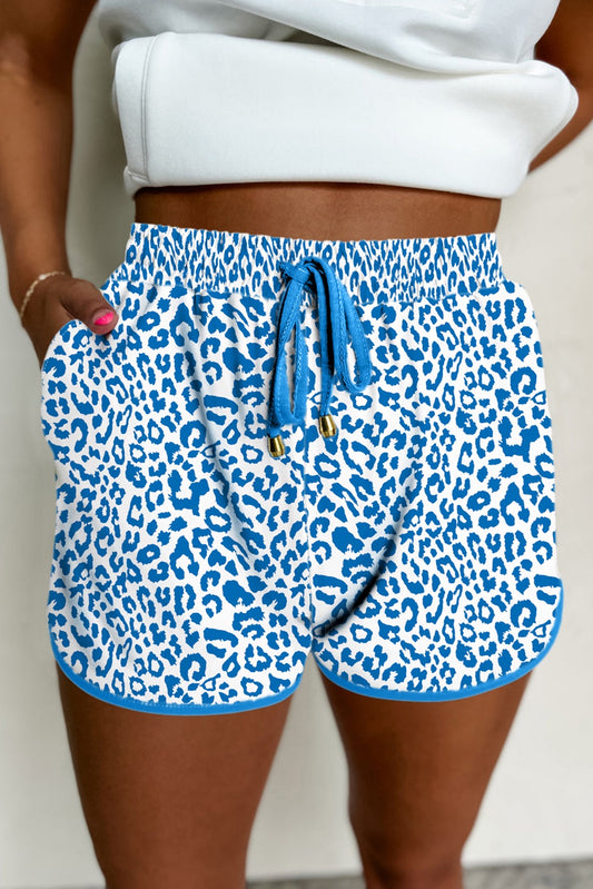 Blue Leopard Casual Shorties RTS