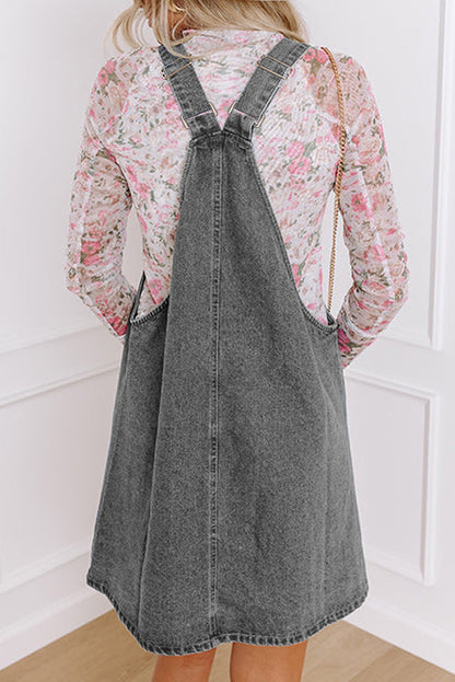 Grey Overall Dress RTS