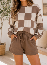 Khaki Checkerboard Set
