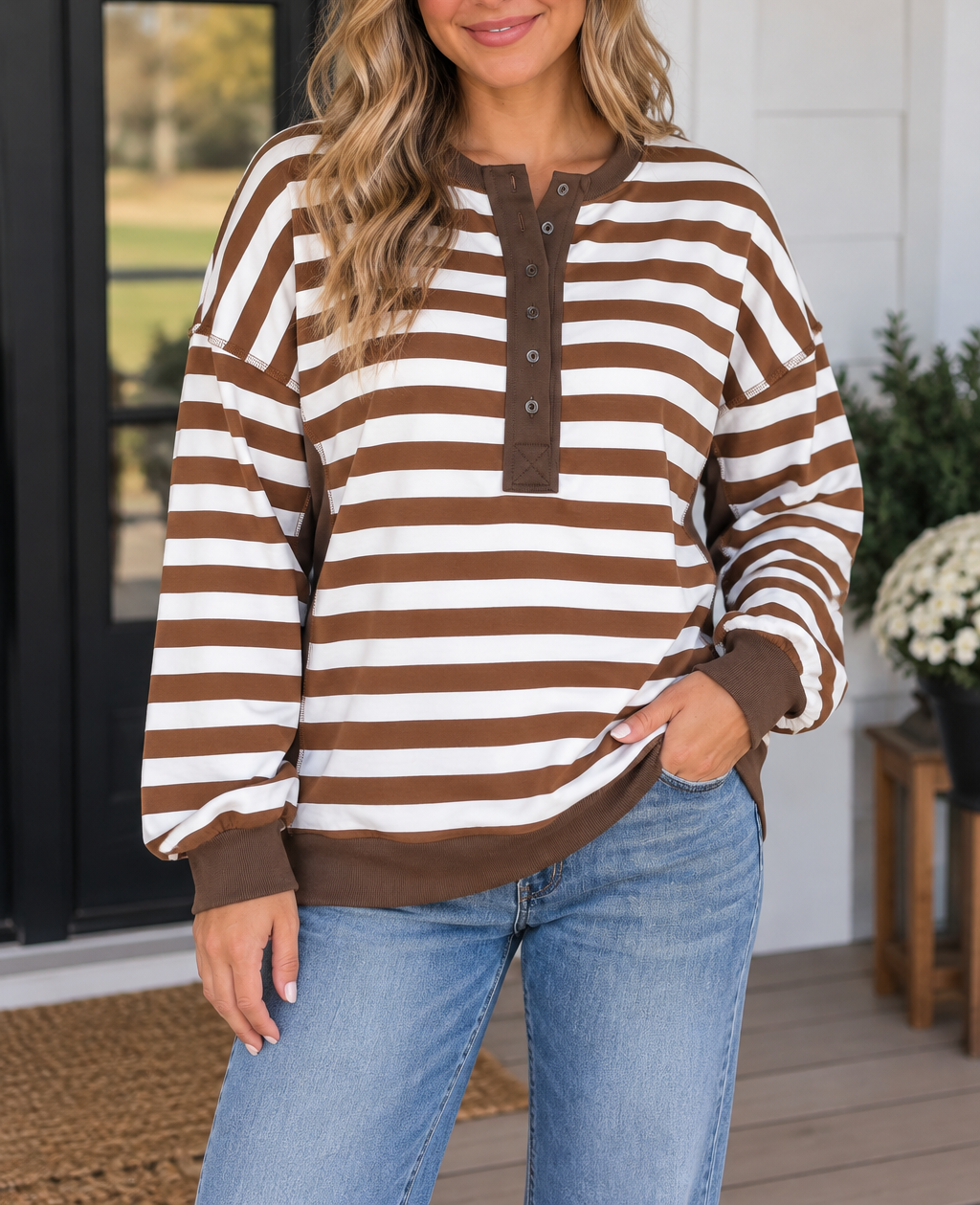 Khaki_Stripe_V_Neck_Plus_Sweatshirt.png