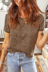 Leopard Crew Neck Shirt