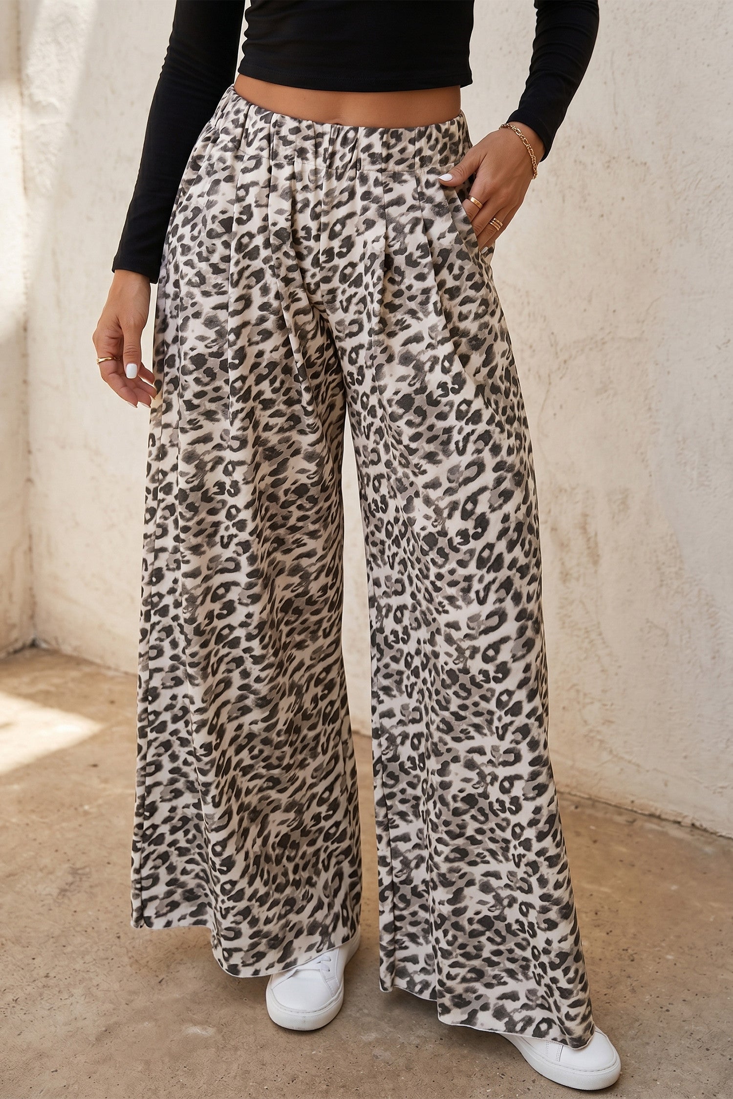 Leopard Full Length Pants