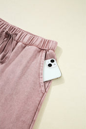 Mineral Wash Drawstring Pants FB