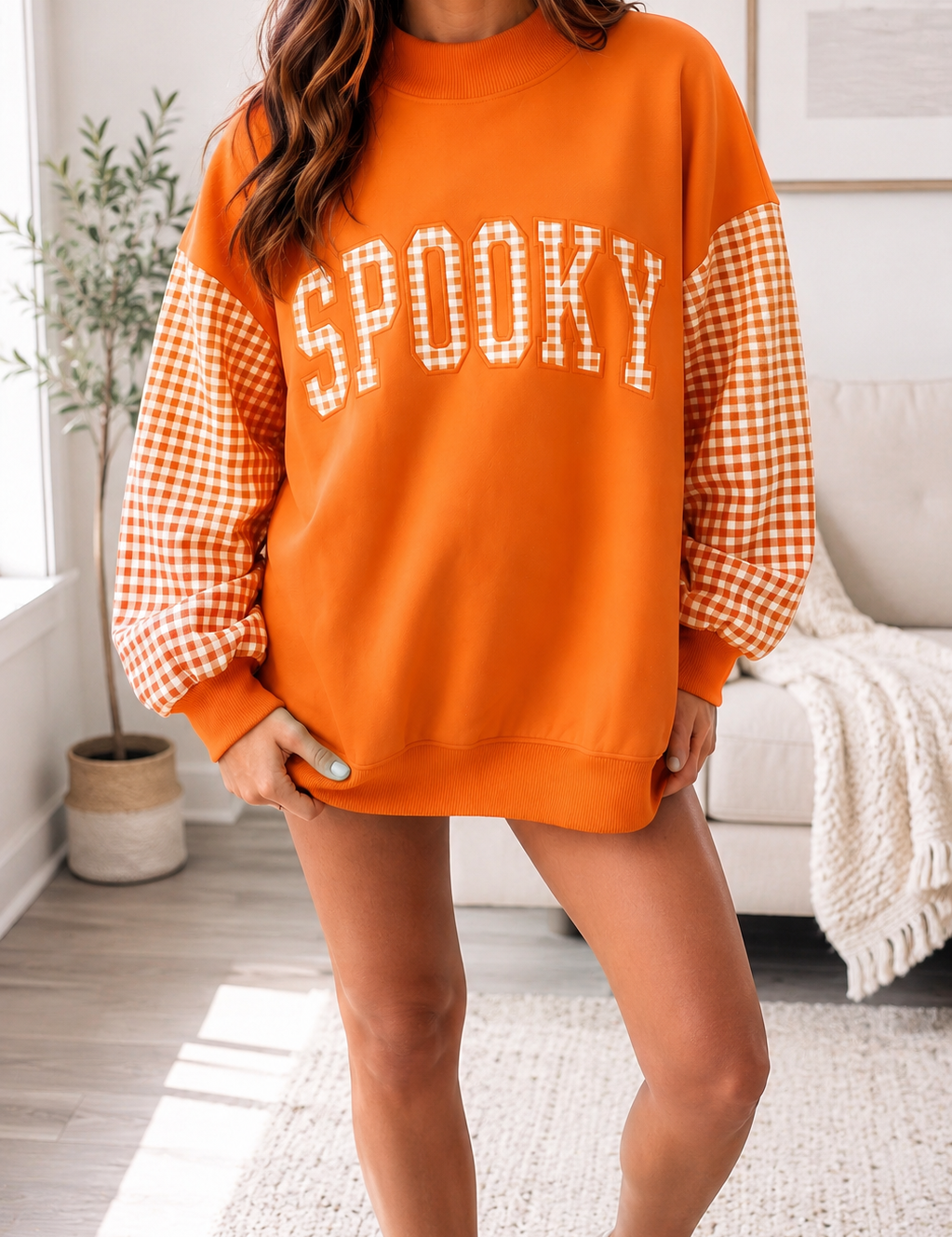 Orange_Gingham_SPOOKY_Sweatshirt.png