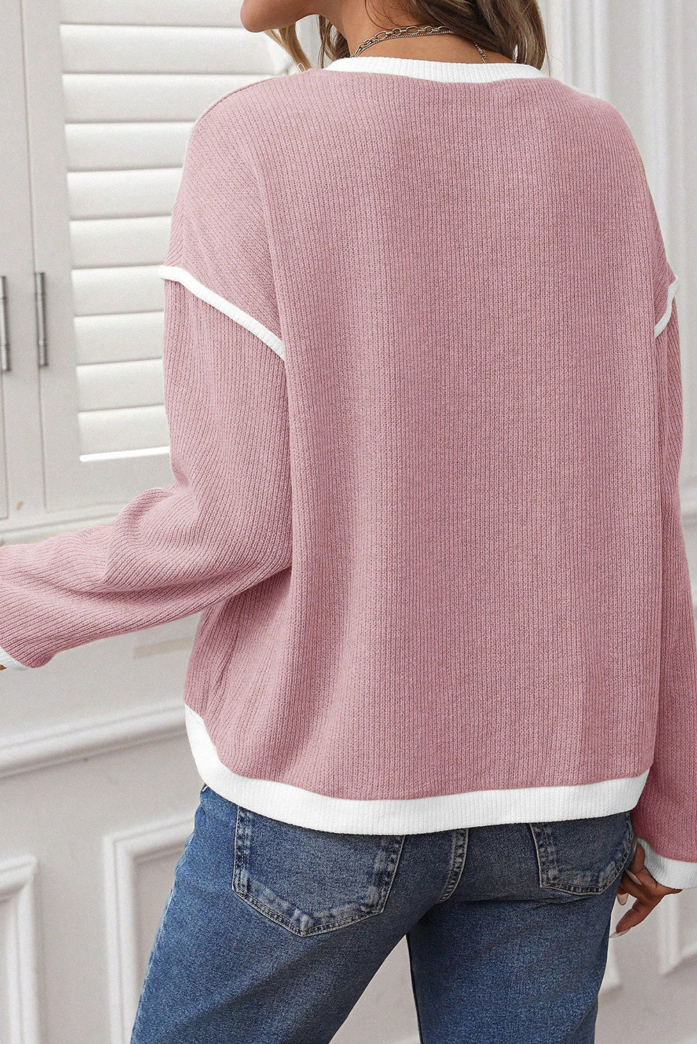 Contrast Loose Top RTS
