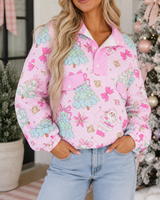 Pink Christmas Sweatshirt