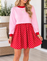 Pink Polka Dot Dress