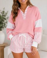 Striped Colorblock Set