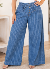 Plus Size Wide Leg Denim RTS
