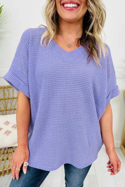 Waffle Knit Top *Multiple Colors* New RTS