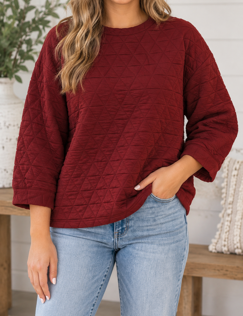 Red_Adjustable_Cuffs_Plus_Blouse.png