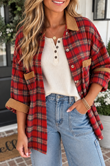 Red Plaid Shacket