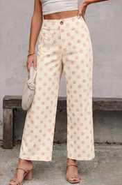 Polka Dot Loose Pants Pink RTS