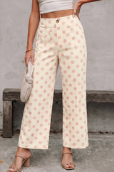 Polka Dot Loose Pants Pink RTS