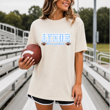 Gingham School & Mascot Custom Tee