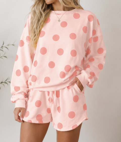 Polka Dot Short Set