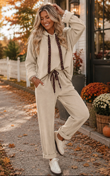 Leopard Drawstring Set