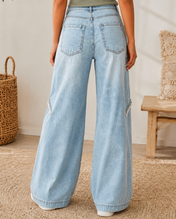 Studded Wide Leg Jeans